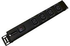 Horizontal locking IEC C19 socket PDU with 32A plug-8-way