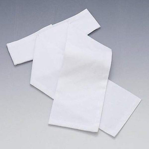 Elico White Cotton Plain White Ready Tied Pre Tied Stock Small Medium Large