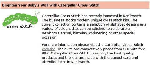 cross stitcher magazine caterpillar cross stitch sally wilson interview modern cross stitch kits 
