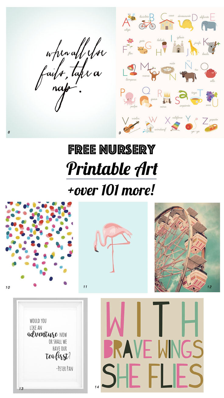 Free Nursery Printable Art
