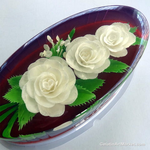 3D Gelatin Roses