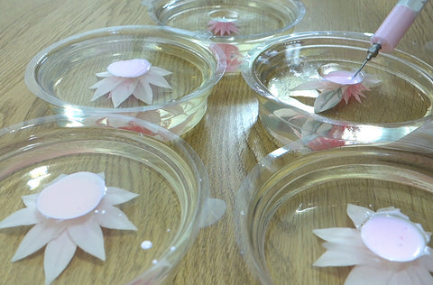 Gelatin flowers