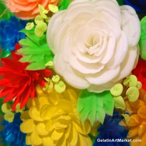 Gelatin Art Flowers