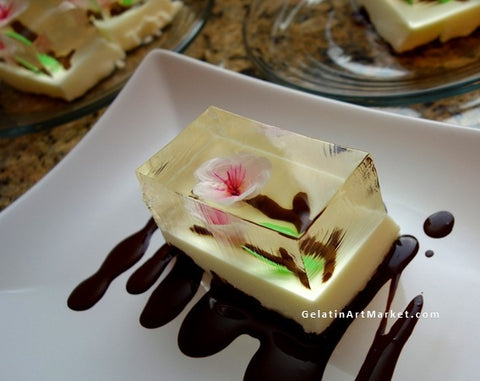 Gelatin Art Jello Flowers - Cherry Blossom