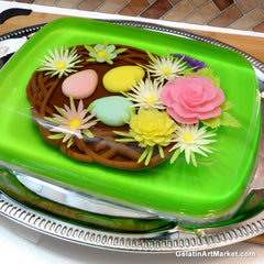 Gelatin Art Easter Nest