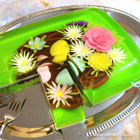 Gelatin Art Easter Nest