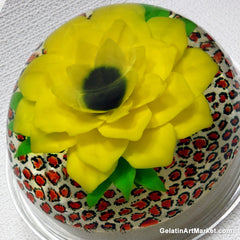 Leopard Print Gelatin Art