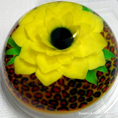 Leopard Print Gelatin Art