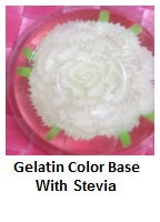 Sugar free gelatin art