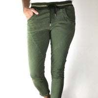 ITALIAN STAR Ralph Jogger Jeans - Khaki