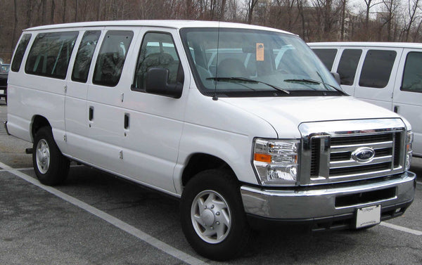 white ford van