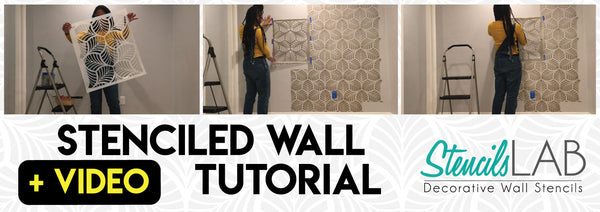 Best Stenciled Wall Tutorial Video- StencilsLAB