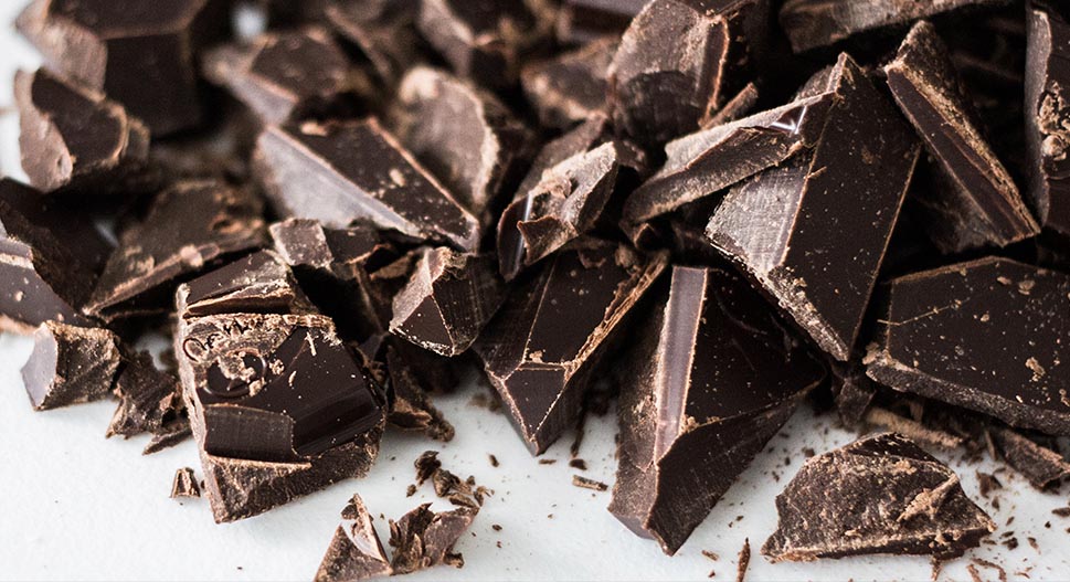 Dark chocolate helps stress