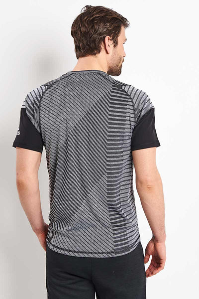 adidas | FreeLift 360 Strong Graphic Tee - Grey | The Sports Edit