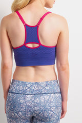 Every Second Counts Me Time Bra Purple image 2 - The Sports Edit