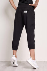 adidas X Stella McCartney Studio 3/4 Sweatpant Black image 3 - The Sports Edit