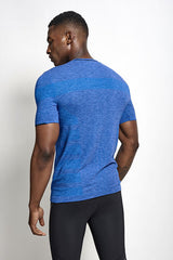 ADIDAS Adistar Wool Primeknit Tee - Blue image 3 - The Sports Edit