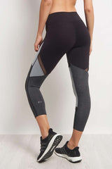 Splits59 Division Performance Capri Black/ Heather Grey image 2 - The Sports Edit