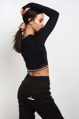 Splits59 Draft Crop - Black image 2 - The Sports Edit