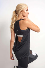 Under Armour UA Wishbone Tank Black image 2 - The Sports Edit