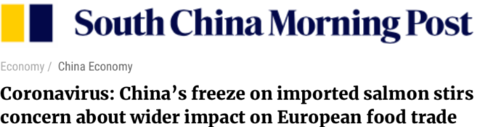 SCMP - China ban on imported salmon