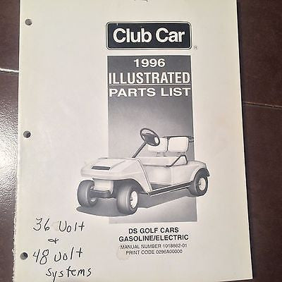 1996 club car ds parts