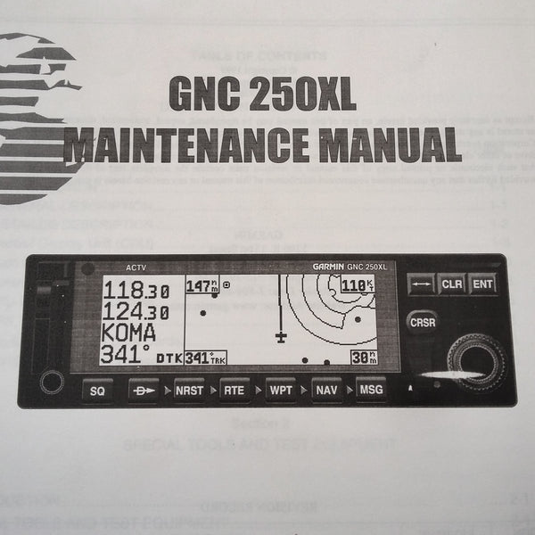 Garmin GNC 250XL Manual. – G's Plane Stuff
