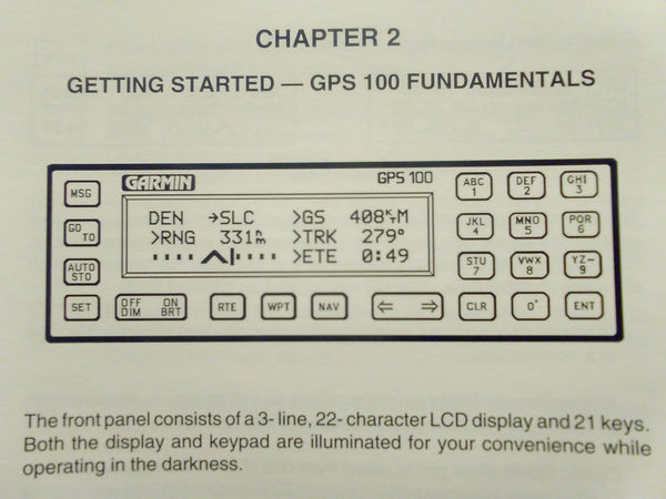Garmin GPS AVD Owner's Manual. – G's Plane Stuff