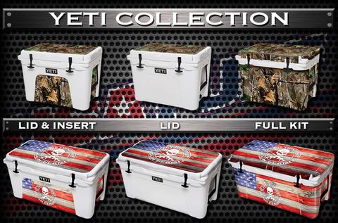 Cooler Wrap Decals for Yeti Coolers 