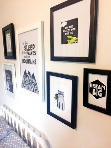 Boy nursery prints