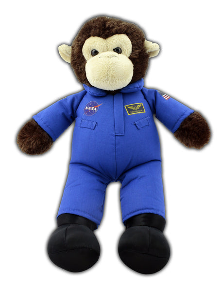 NASA Blue Flight Suit Plush Monkey – Space Shuttle Endeavour Store