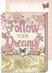 Follow Your Dreams Purse Pocket Notepad