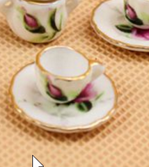 Rosebud Mini Tea Cups