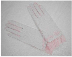 Pink Lace Gloves