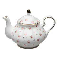 Rose Bud 3 Cup Porcelain Teapot