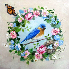 Susan Rios Mini Wall Hangings Bluebird of Happiness