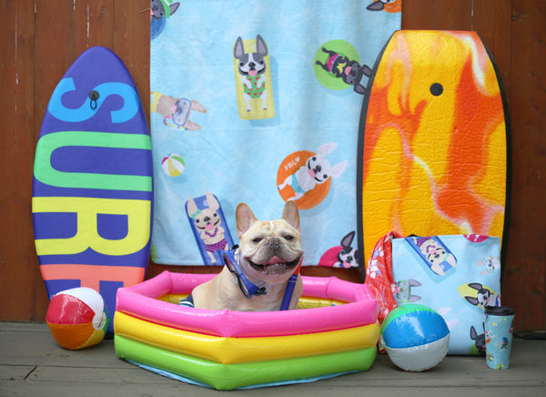 French Bulldog Love Cabana Collection Summer