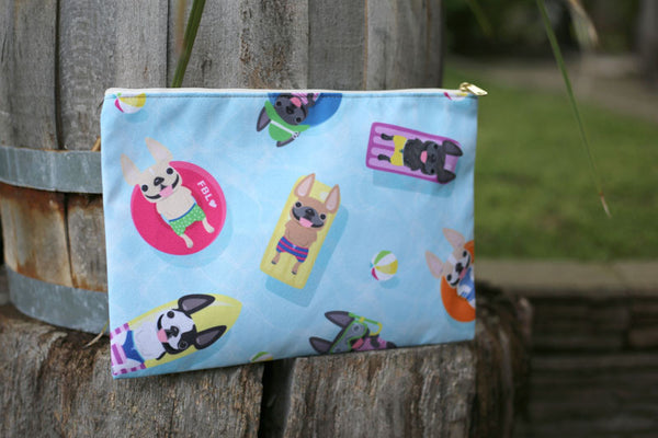 French Bulldog Love Summer Collection Pouch