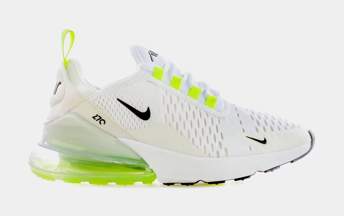 white pink and green air max 270
