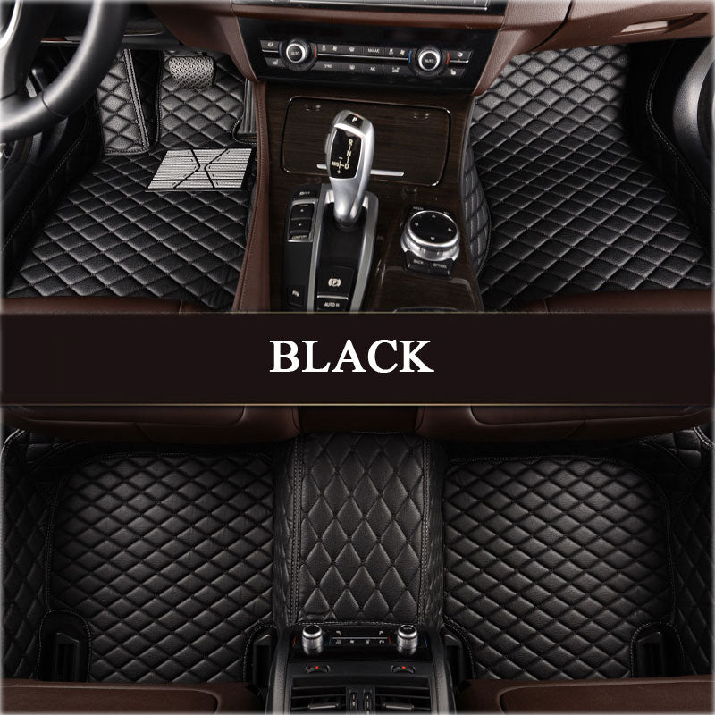 Black Nylon Carpet Coverking Custom Fit Rear Floor Mats for Select Land Rover Discovery Models 