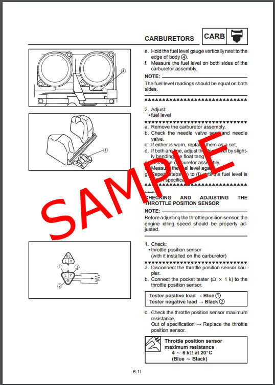 Yamaha tt 250 workshop manual