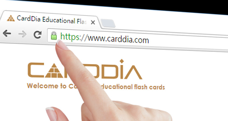 CardDia Flashcards secured SSL