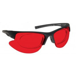 red lens glasses