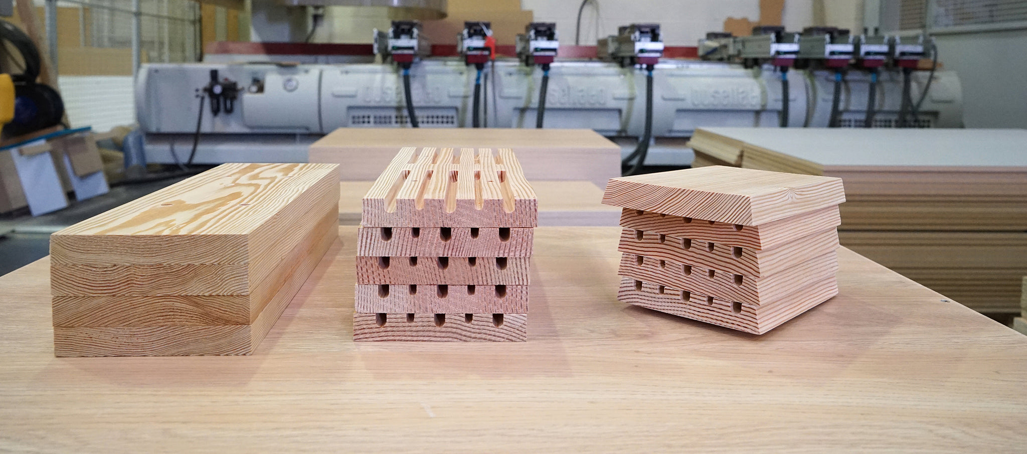 Hive Five bee houses ready for assembly