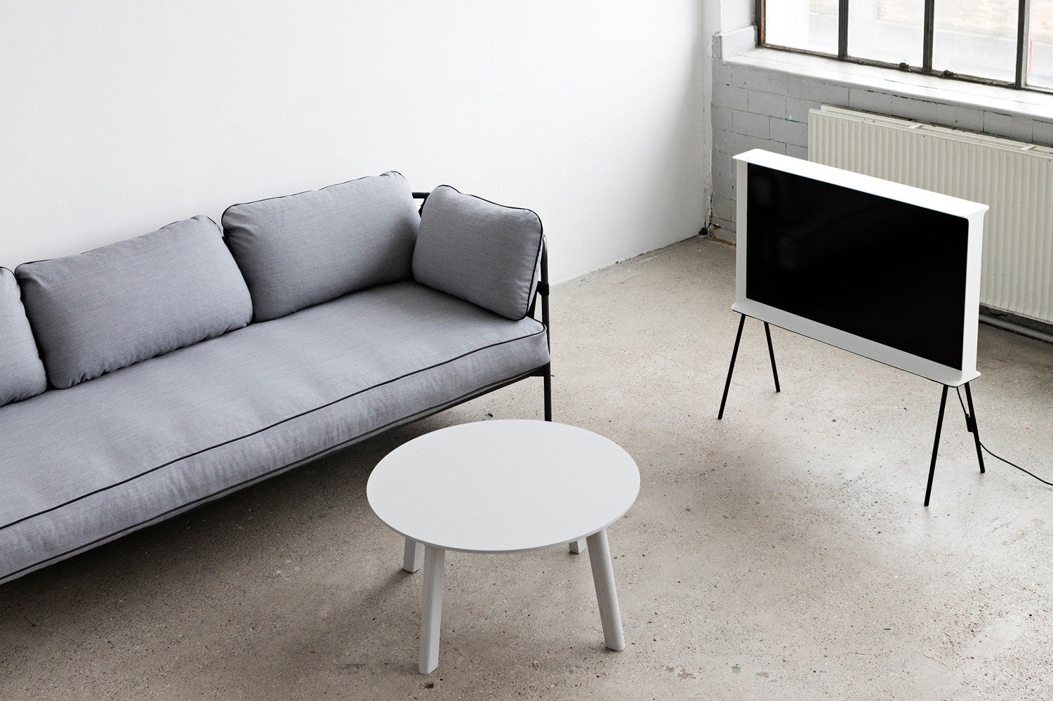 HAY Can Sofa and Copenhague Table 