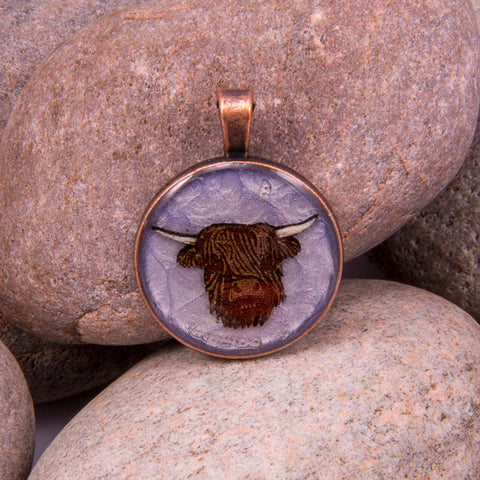 Highland Cow Pendant (#1236)