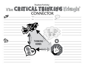 Critical Thinking Triangle Connector