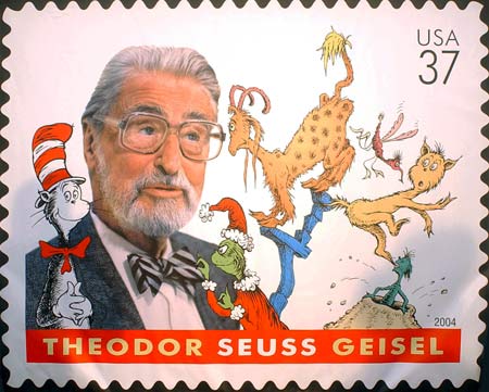 Dr Seuss Postage Stamp