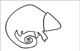 Chameleon Drawing image