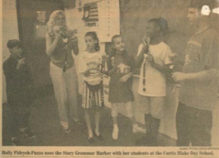 Holly Fidrych and Students with Markers